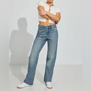 Garage Denim High Rise Straight 90s Jeans